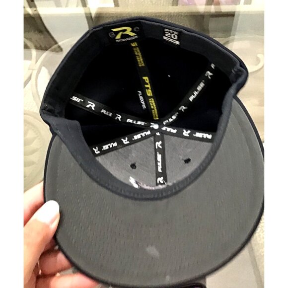 RICHARDSON EAGLES MEN RED/NAVY FLEXFIT HAT SIZE S/M - Picture 5 of 5